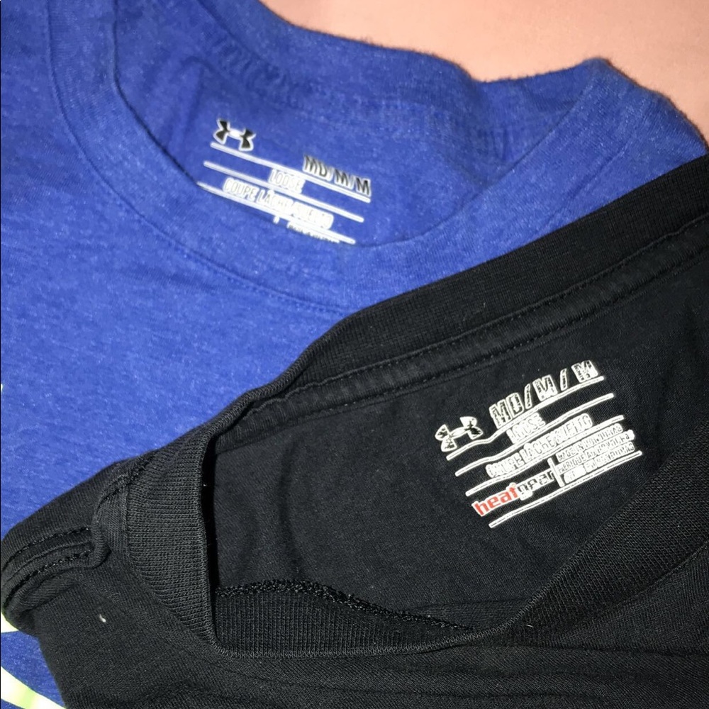 Boys under armour shirts
